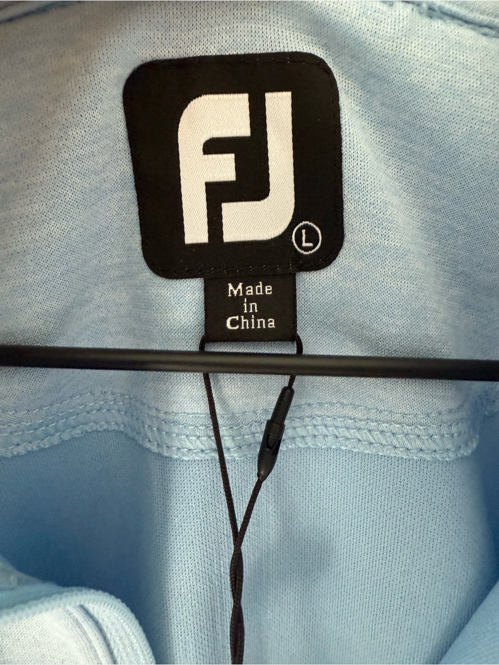 Light Blue FootJoy Men's Quarter-Zip Golf Vest NEW WITH TAGS - Picture 3 of 7